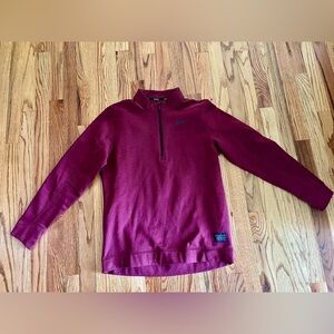 Nike Golf Men's Burgundy Quarter Zip. Small